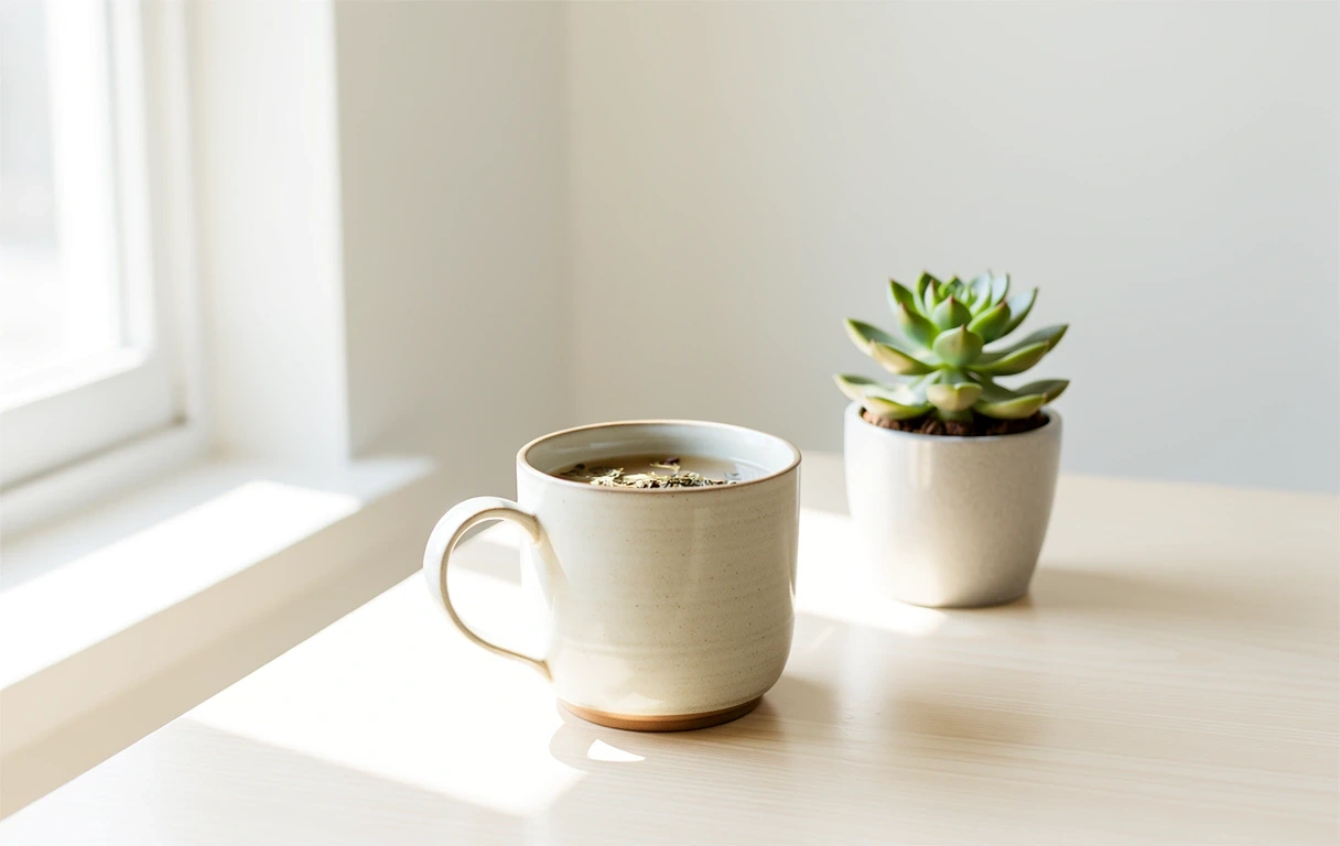 Quiet workspace reflecting daily flow